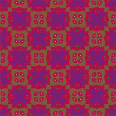 Ornament in ethnic style.Seamless pattern with abstract shapes. Repeat design for fashion, textile design,  on wall paper, wrapping paper, fabrics and home decor.