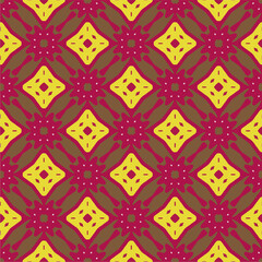 Ornament in ethnic style.Seamless pattern with abstract shapes. Repeat design for fashion, textile design,  on wall paper, wrapping paper, fabrics and home decor.
