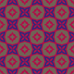 Ornament in ethnic style.Seamless pattern with abstract shapes. Repeat design for fashion, textile design,  on wall paper, wrapping paper, fabrics and home decor.