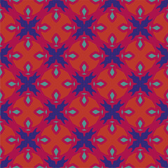 Ornament in ethnic style.Seamless pattern with abstract shapes. Repeat design for fashion, textile design,  on wall paper, wrapping paper, fabrics and home decor.