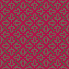 Ornament in ethnic style.Seamless pattern with abstract shapes. Repeat design for fashion, textile design,  on wall paper, wrapping paper, fabrics and home decor.
