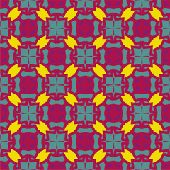 Ornament in ethnic style.Seamless pattern with abstract shapes. Repeat design for fashion, textile design,  on wall paper, wrapping paper, fabrics and home decor.