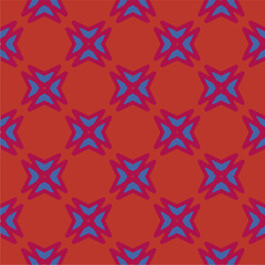 Ornament in ethnic style.Seamless pattern with abstract shapes. Repeat design for fashion, textile design,  on wall paper, wrapping paper, fabrics and home decor.