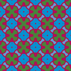 Ornament in ethnic style.Seamless pattern with abstract shapes. Repeat design for fashion, textile design,  on wall paper, wrapping paper, fabrics and home decor.