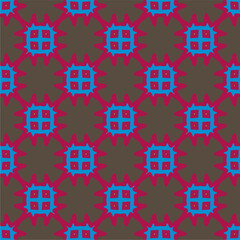 Ornament in ethnic style.Seamless pattern with abstract shapes. Repeat design for fashion, textile design,  on wall paper, wrapping paper, fabrics and home decor.