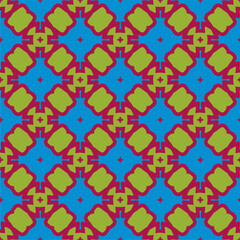Ornament in ethnic style.Seamless pattern with abstract shapes. Repeat design for fashion, textile design,  on wall paper, wrapping paper, fabrics and home decor.