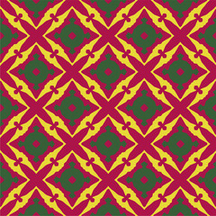 Ornament in ethnic style.Seamless pattern with abstract shapes. Repeat design for fashion, textile design,  on wall paper, wrapping paper, fabrics and home decor.