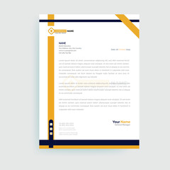 Vector letterhead design vector corporate latterhead vector file