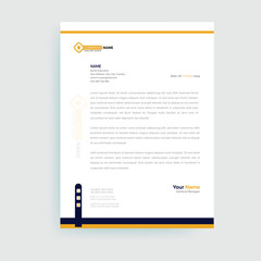 Vector letterhead design vector corporate latterhead vector file