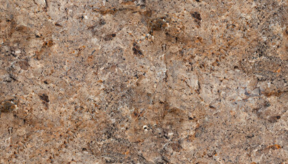 Real natural brown granite pattern, polished mineral slice. Seamless cracked marble damaged concrete texture. Architectural background. Brown spots on a stone background. marbling
