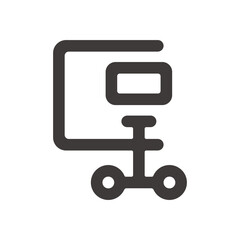 Fototapeta premium チラシ・広告の情報を分かりやすく伝える、シンプルでフラットな、圧縮を表すイラスト1。アプリなどのボタンにも。