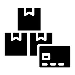 delivery insurance glyph 