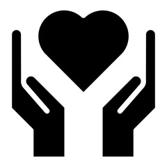 Fototapeta premium health insurance glyph 