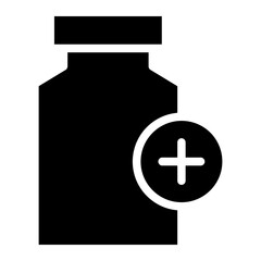 pill bottle glyph 