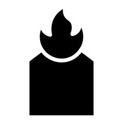fire insurance glyph 