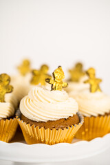 Gingerbread cupcakes