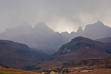 Stormy Drakensberg Scene 15720