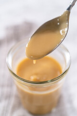 Chocolate pumpkin bundt cake with toffee glaze