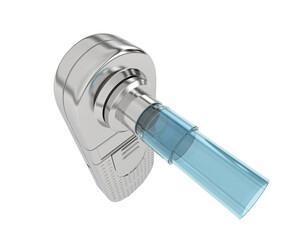 Medical device isolated on transparent background. 3d rendering - illustration