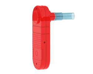 Medical device isolated on transparent background. 3d rendering - illustration