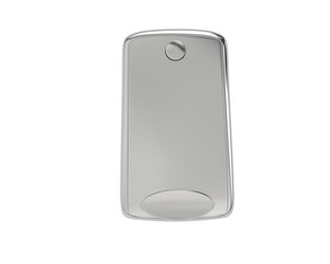 Medical pulse meter isolated on transparent background. 3d rendering - illustration