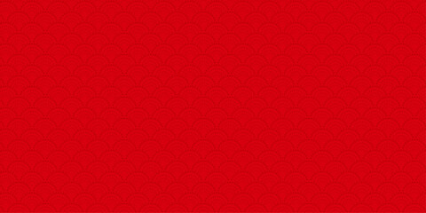 青海波文様　和柄の背景イラスト