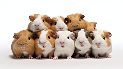 Gatsby rat, cute looking at you. isolated white background