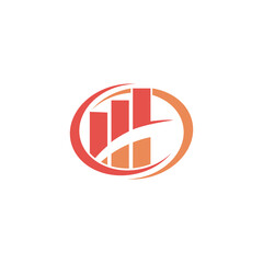 Stock Exchange, Stock Bar Finance, Insurance Logo Template
