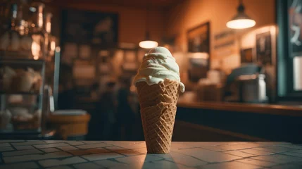 Fototapeten Scoops ice cream. © Matthew