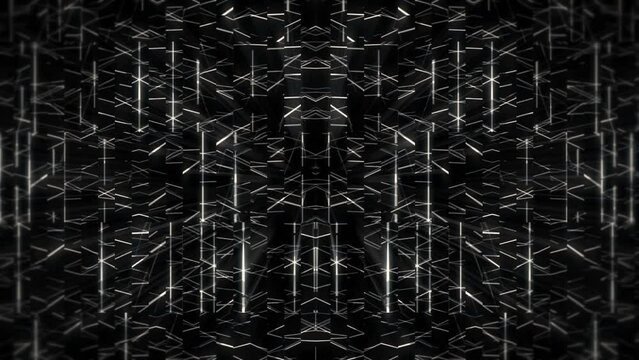 Monochrome motion background art lines visual vj loop