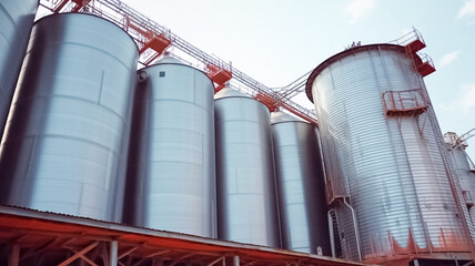 Agro-processing and manufacturing plant for processing and silver silos for drying cleaning and storage of agricultural products.
