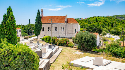 Dubrovnik in adriatic mediterranean sea  in south croatia