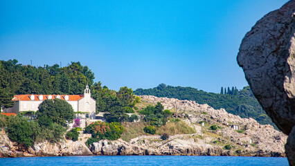 Dubrovnik in adriatic mediterranean sea  in south croatia