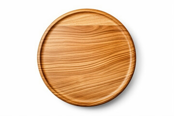 a wooden plate with a wooden edge