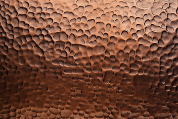 Hammered Copper Texture with Raised Indentations, background textured border,  