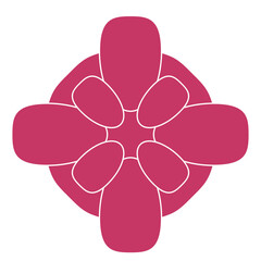 flower flat icon 