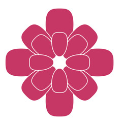 Fototapeta premium flower flat icon 