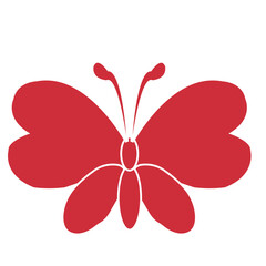 Butterfly icon illustration vector