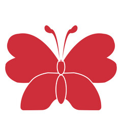 Butterfly icon illustration vector