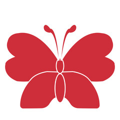 Butterfly icon illustration vector