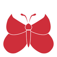 Butterfly icon illustration vector