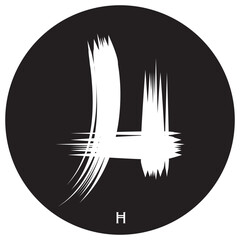Alphabet Vektor japan icon