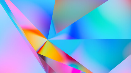 Abstract color neon background. Rainbow color Abstract background. 3d rendering