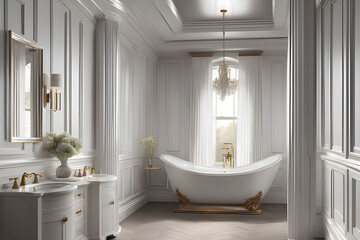 white powder room (bath room) 02