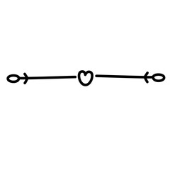 Handdrawn dividers ornament