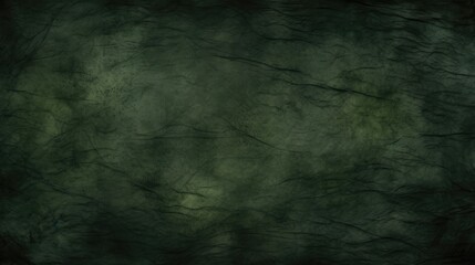 Fototapeta premium Black dark olive green horror background texture.