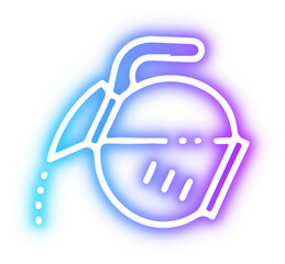 Set of business neon