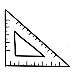 Triangel ruler