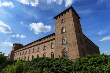 Fototapeta na wymiar Medieval castle of Pavia, Italy