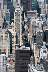 Midtown manhattan, aerial view, skyline, New York, USA